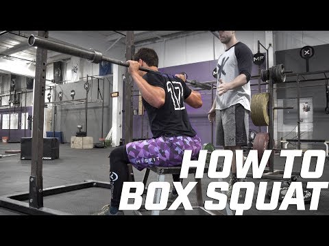 Barbell Box Squat video demo