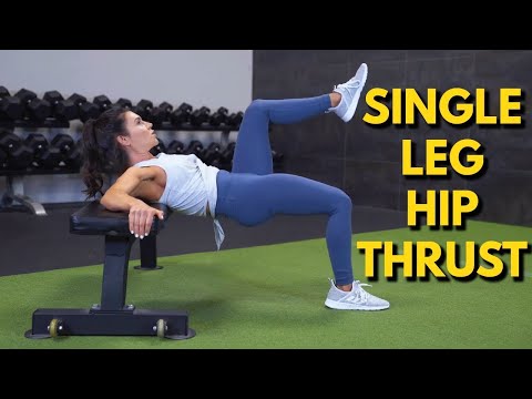 Single Leg Hip Thrust video demo