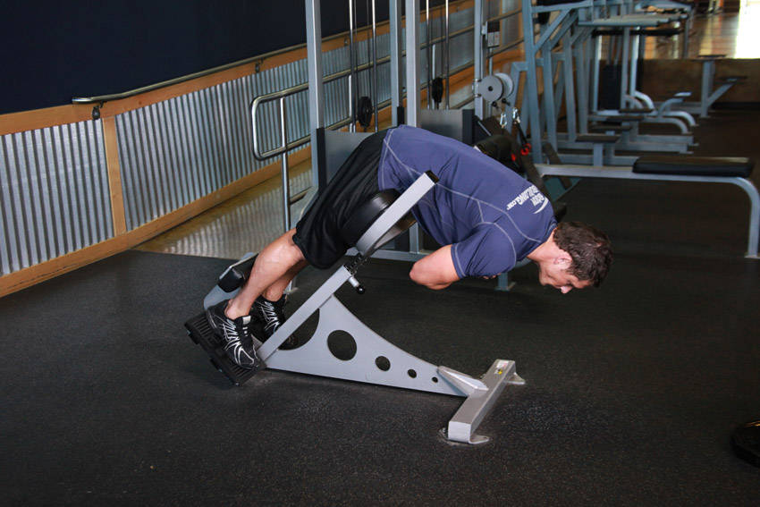 Back Extension: Ending position