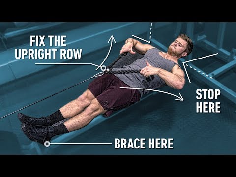 Cable Upright Rows video demo