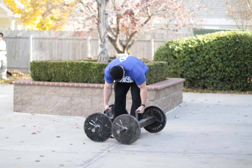 Farmers Walk: Starting position