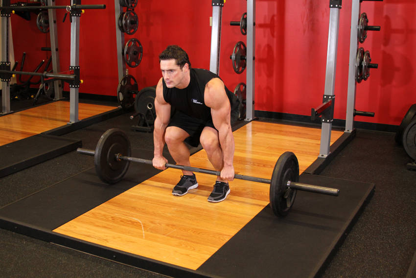 Deadlifts: Starting position