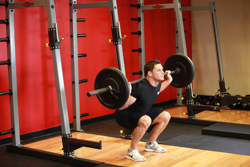 Squat: Ending position