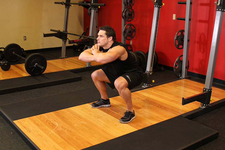 Jump Squat: Starting position