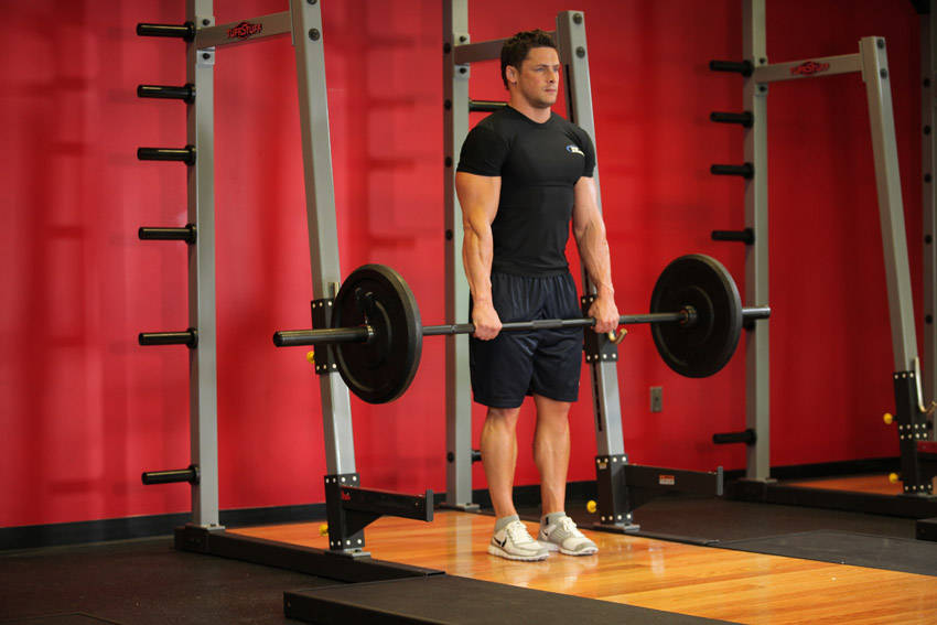 Shrugs: Starting position