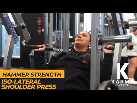 Iso-lateral Shoulder Press video demo