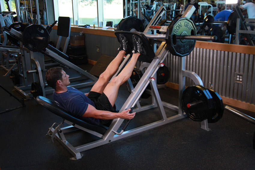 Leg Press: Starting position