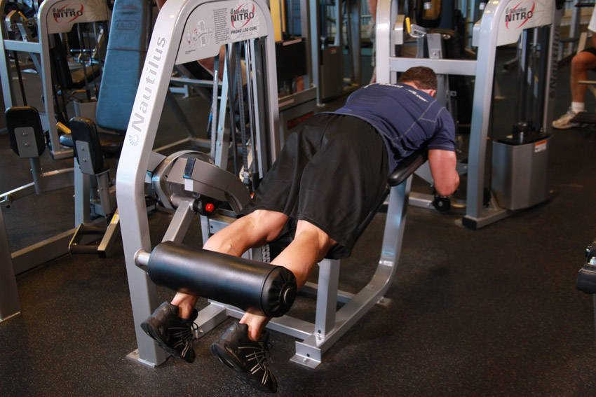 Leg Curl: Starting position