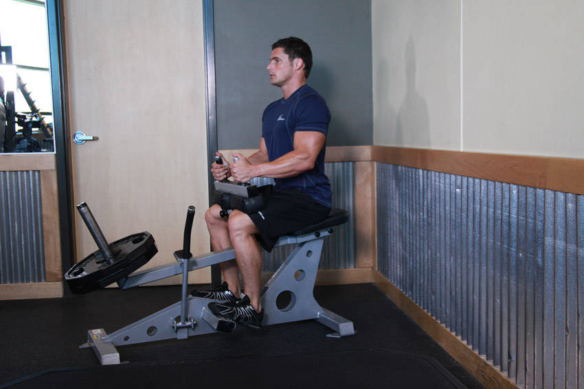 Calf Raises: Starting position