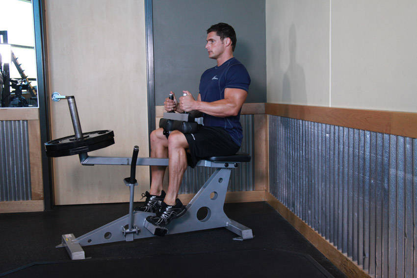 Calf Raises: Ending position