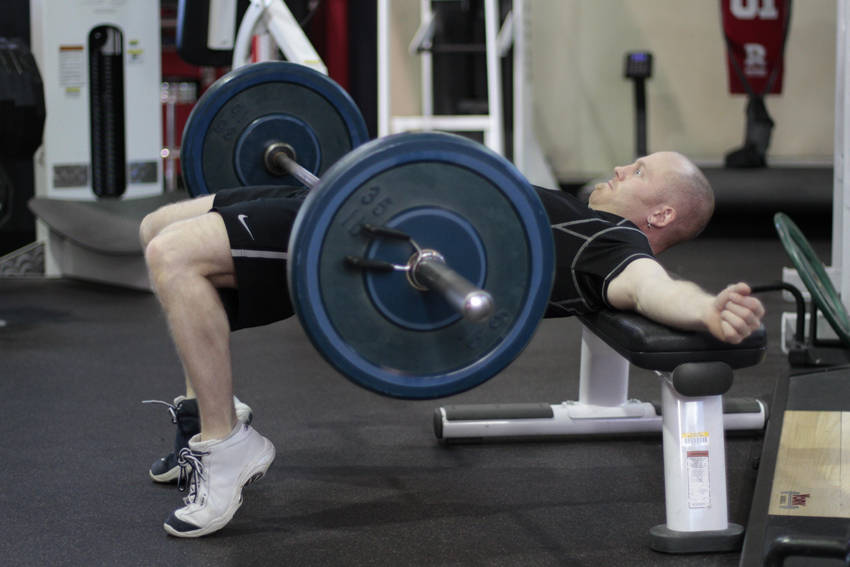 Hip Thrust: Ending position