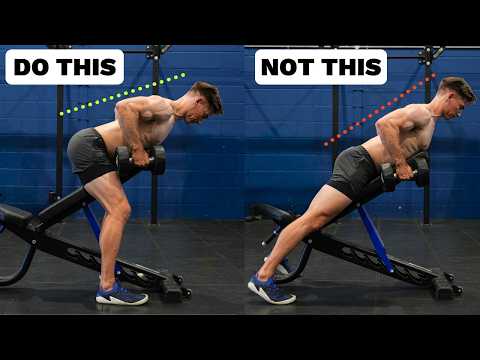 Chest Supported Rows video demo