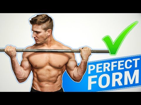Straight Bar Curls video demo
