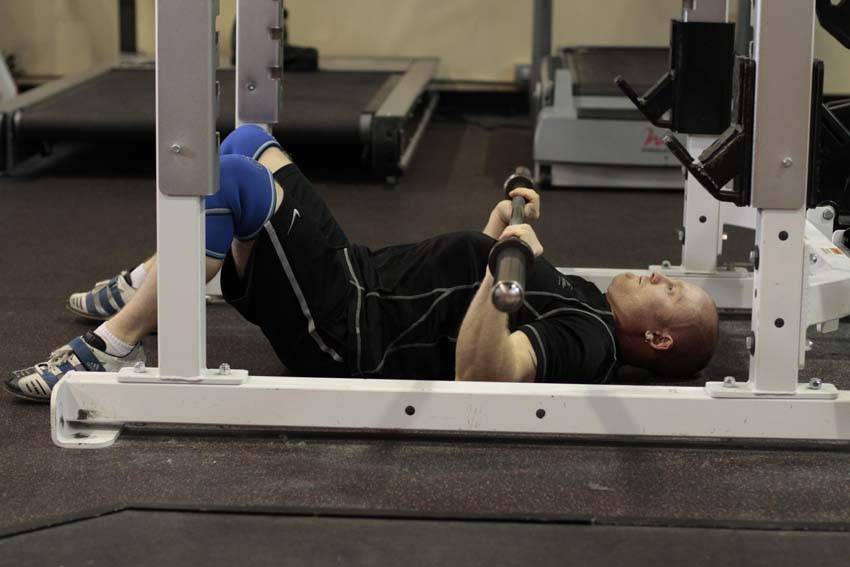 Floor Press: Ending position