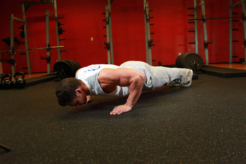 Push-Ups: Ending position