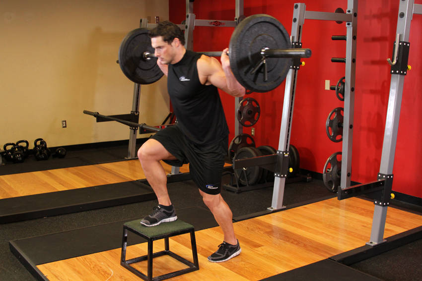 Step Ups: Starting position