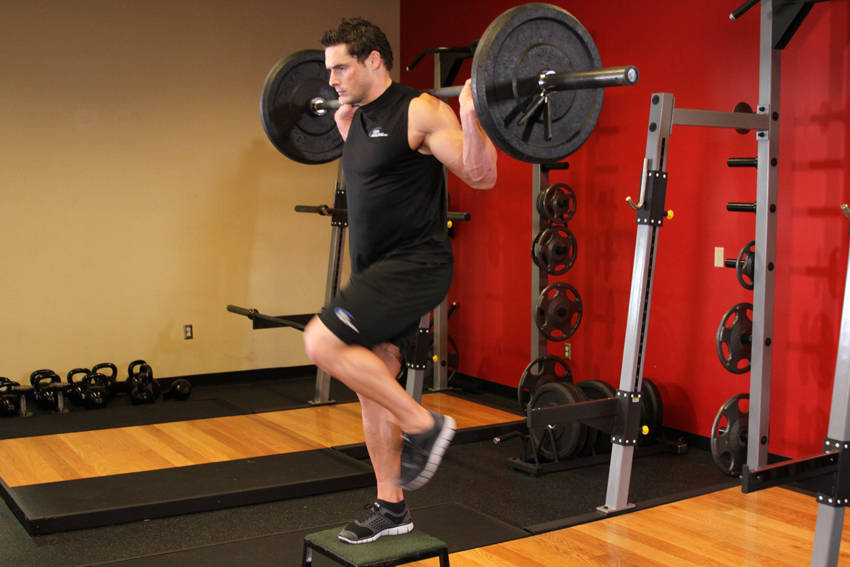 Step Ups: Ending position