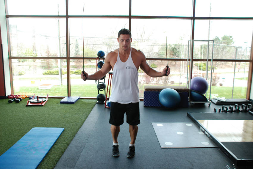 Jumping Rope: Starting position
